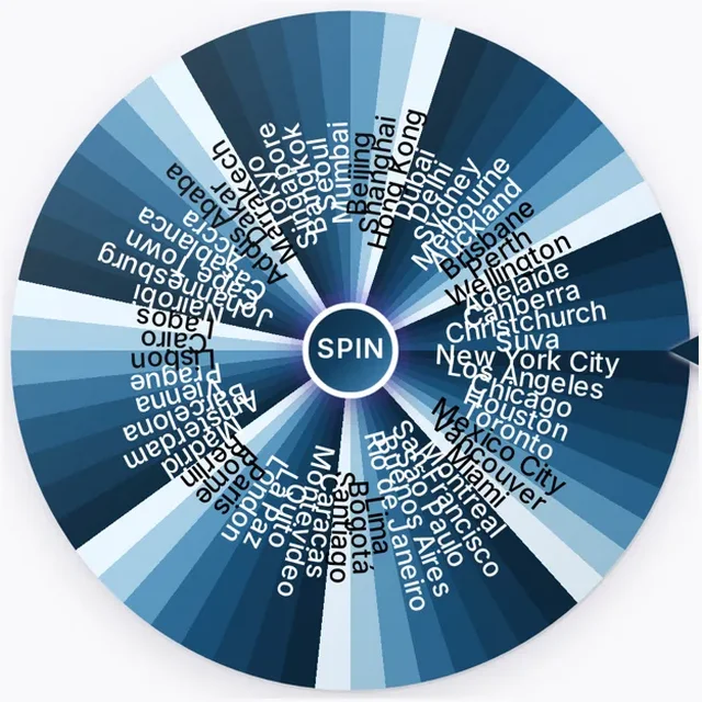 Random City Generator wheel