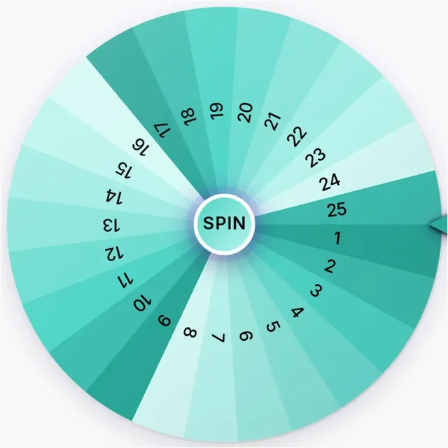 Random Number Wheel wheel
