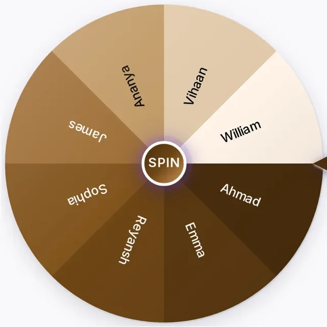 Wheel of Names wheel